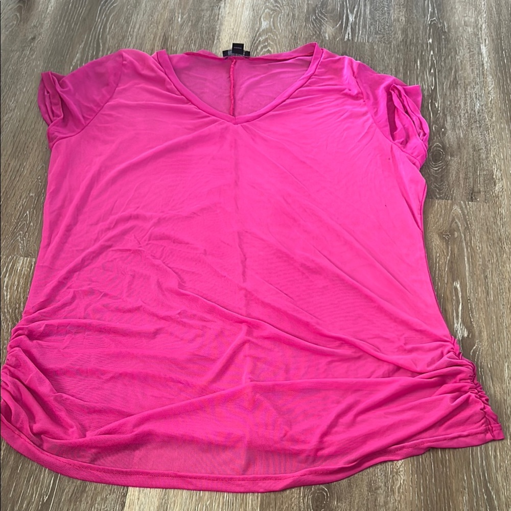 Rogue Pink Short Sleeve Swim Coverup